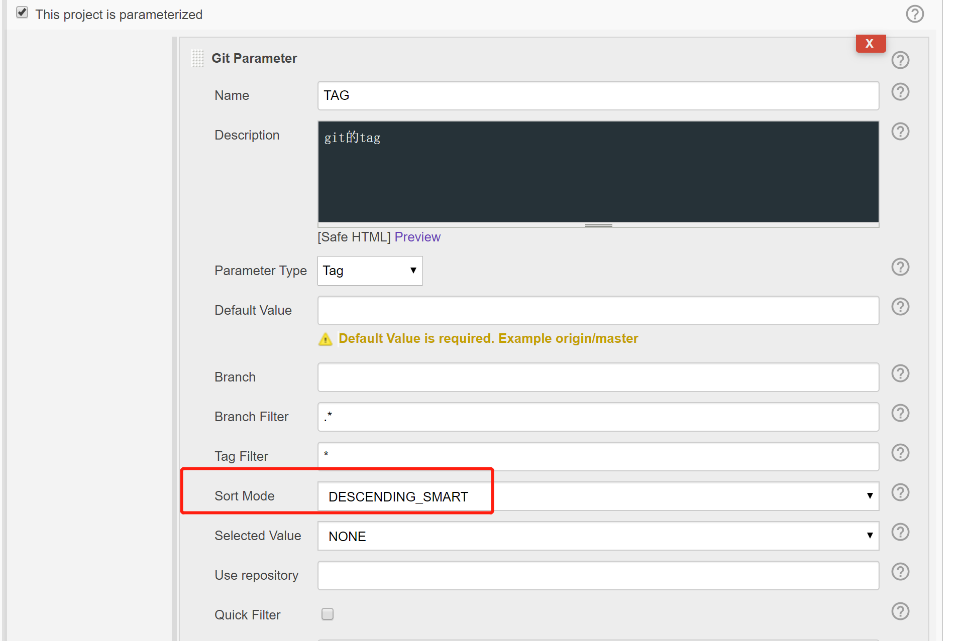 Github tag release