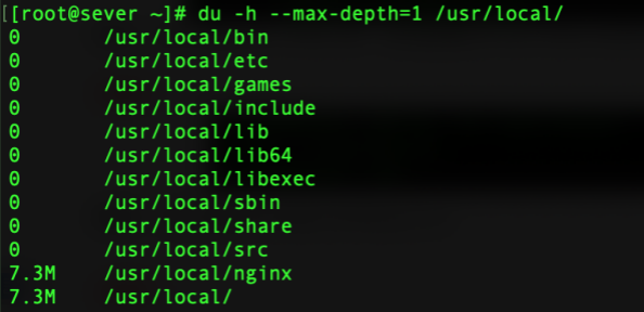 Linux命令详解之du命令
