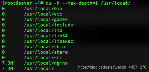 Linux命令详解之du命令
