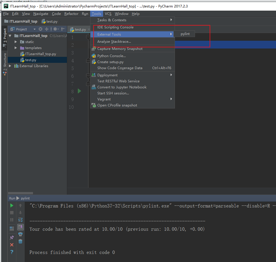 JetBrains PyCharm 配置pylint(Python代码审阅工具)教程_pycharm 配置 pylink-CSDN博客