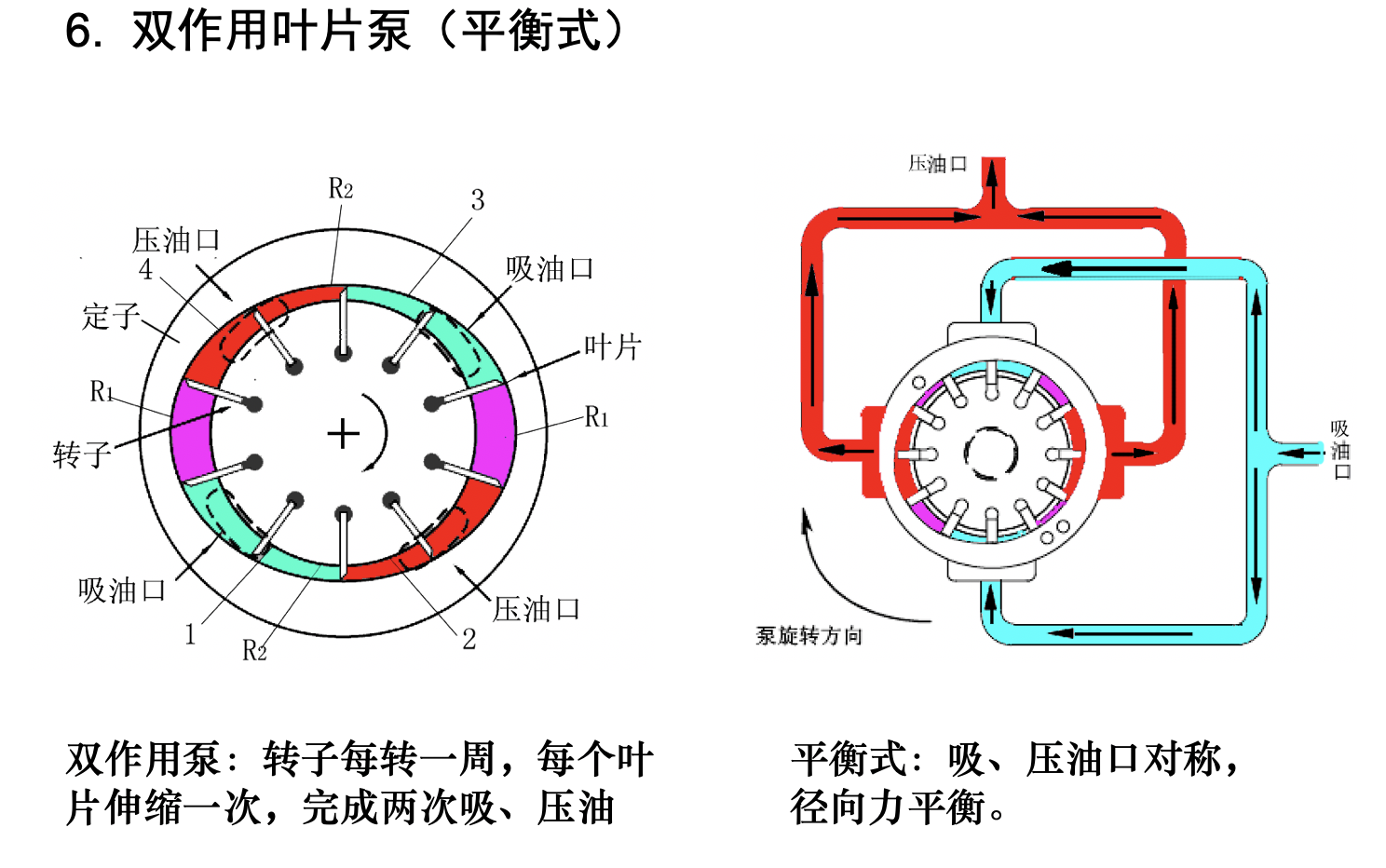 双联叶片泵工作原理图图片