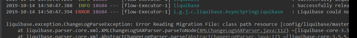 Liquibase.exception.ChangeLogParseException解决-CSDN博客