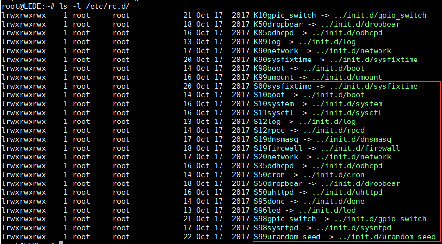 从init进程逐步到/etc/init.d，整体分析Openwrt的软件启动机制