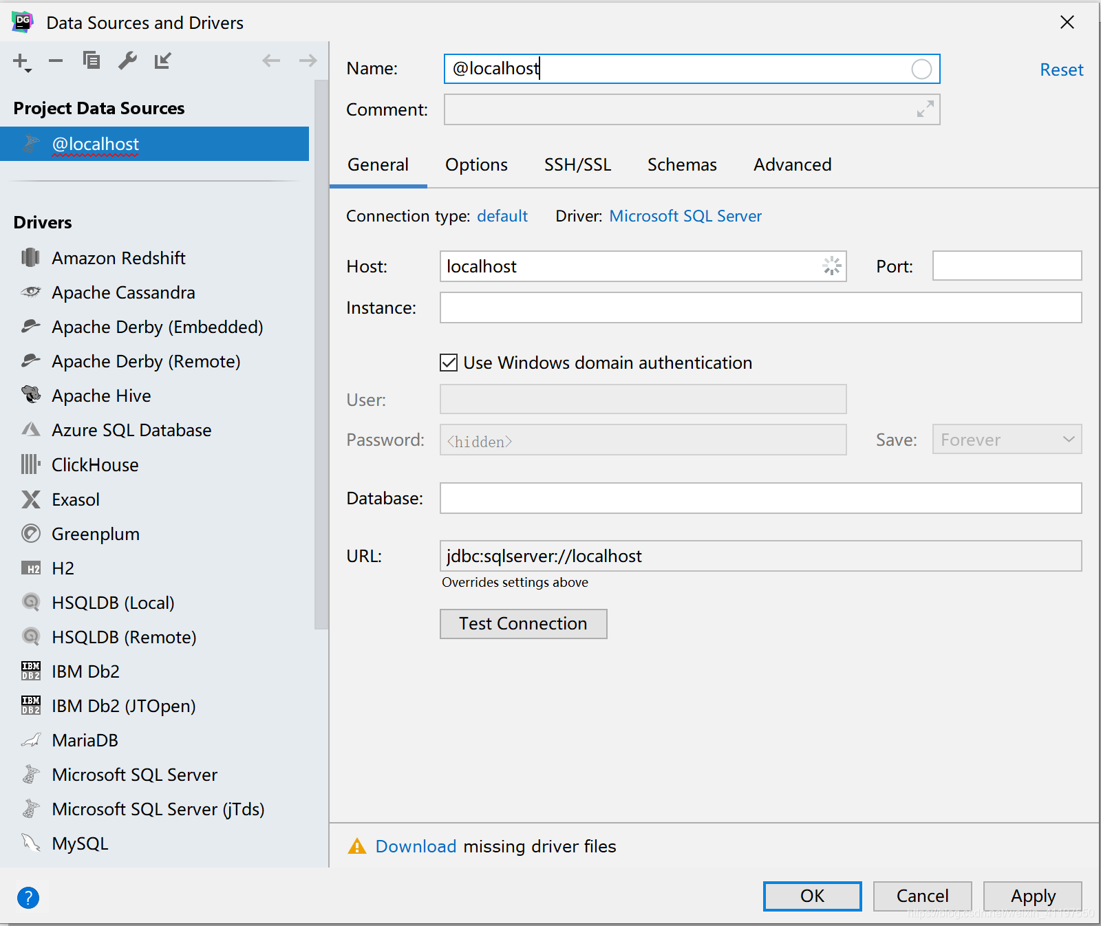 使用DataGrip连接SQL Server2008_datagrip怎么连接sqlserver-CSDN博客