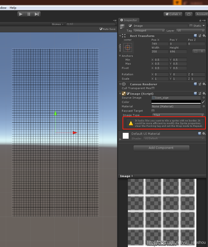 Unity 3d 图片平铺的正确设置 Yu Csdn博客 Unity 3d 图片平铺的正确设置 Yu Csdn博客