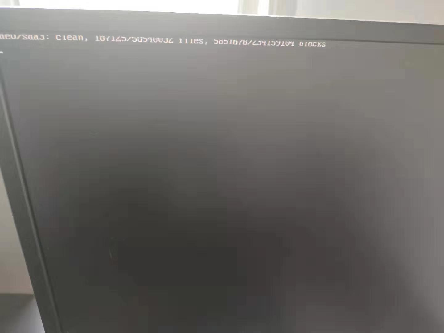 ubuntu开机卡在/dev/sda3 clean files,... blocks不动的解决方案_clean files