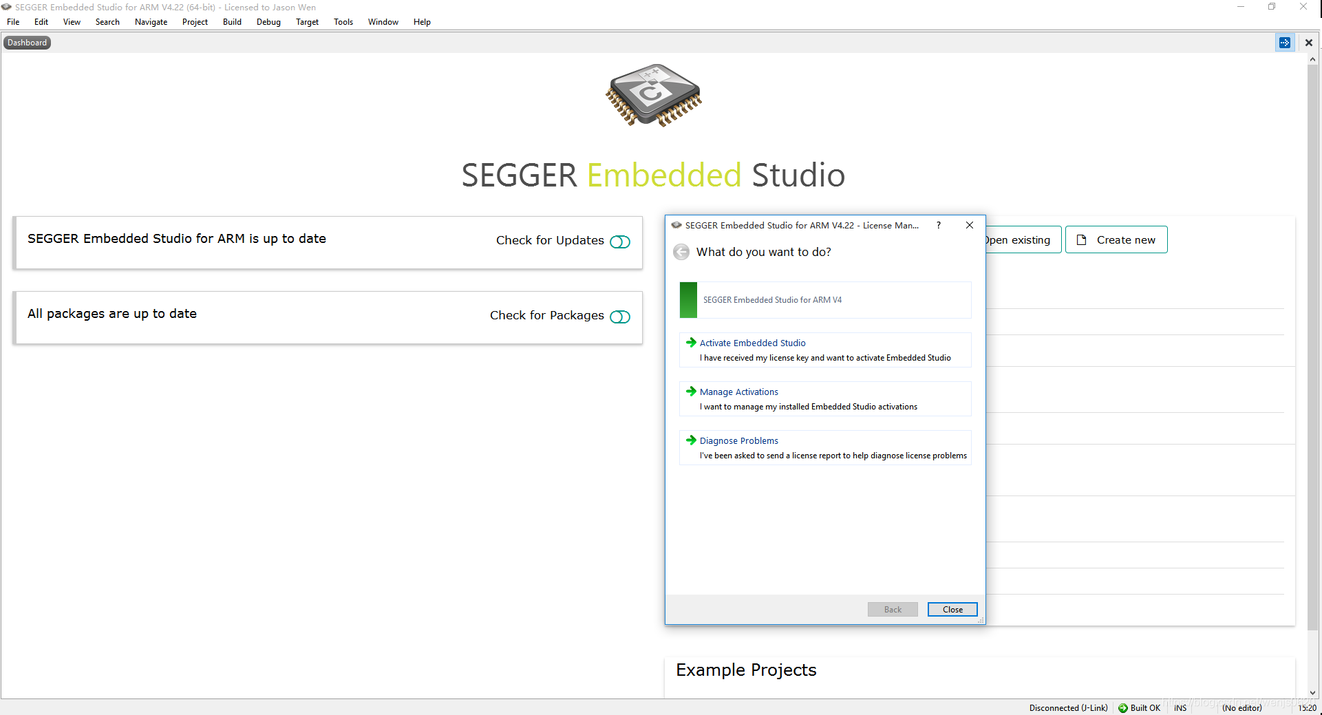 Gegger 物联网BLE开发环境搭建 -- (1)安装SEGGER Embedded Studio编译器_EmbedIoT-CSDN博客