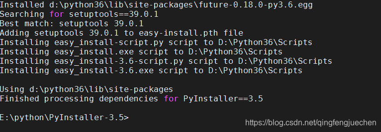 python pip命令安装 pyinstaller失败提示Installing build dependencies ... error ...
