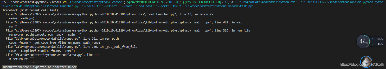 IndentationError: expected an indented block 解决办法+块注释(多行注释)、注释的本质原理 ...
