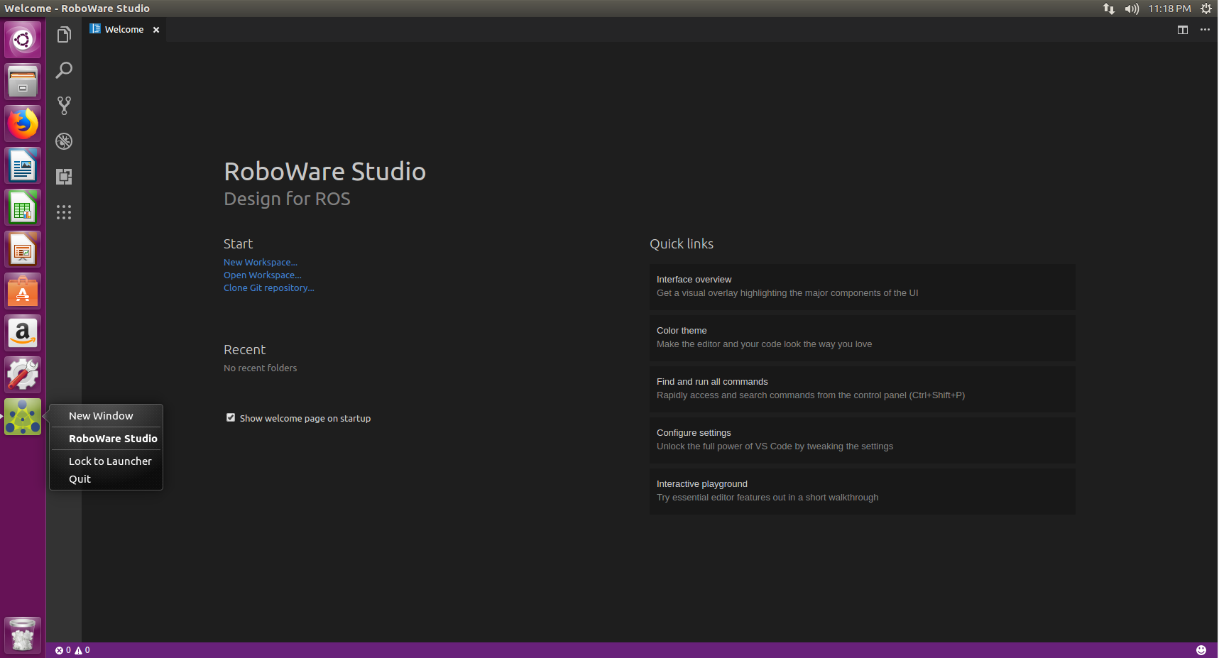 ROS学习系列(一)：ubuntu16.04下安装 ROS IDE RoboWare Studio 教程