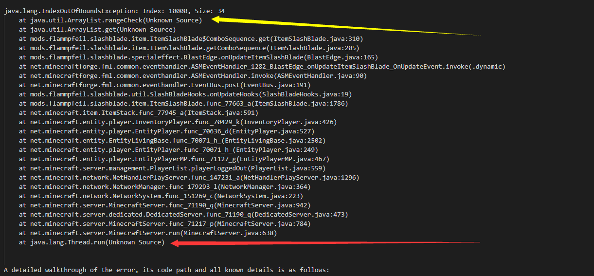 来看懂游戏 Minecraft 的崩溃报告吧 服务端 客户端 田所浩托trosuotro 博客园