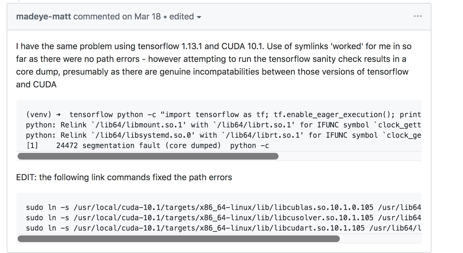 Install cuda, cudnn, tensorflow-gpu under ubuntu18.04 - Programmer Sought