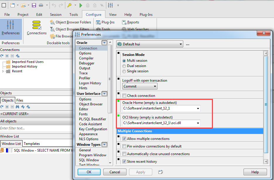 PL\SQL Developer配置注意事项,及不显示查询结果问题_plsql win7 查询结果不显示-CSDN博客