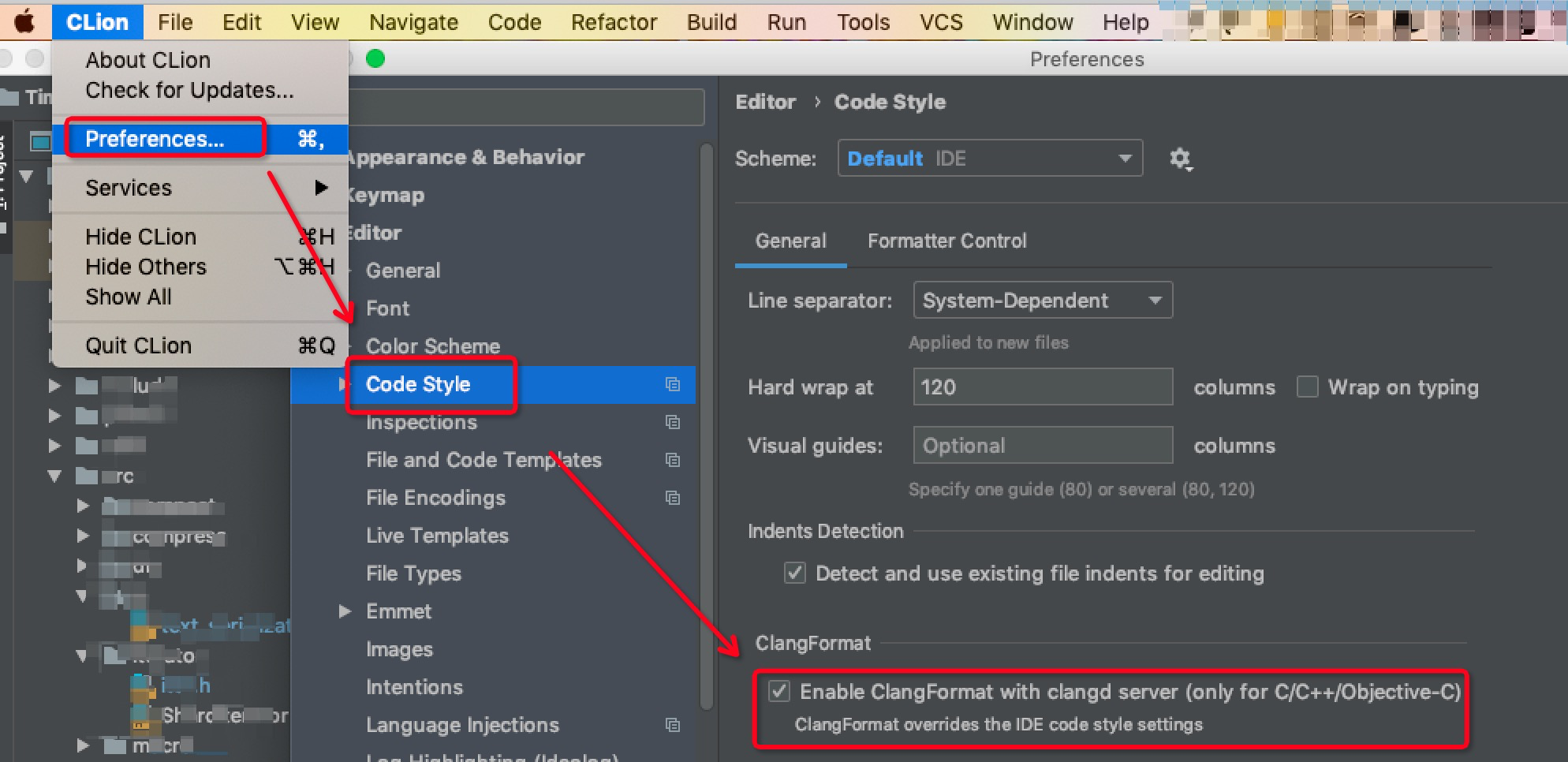 Configure CLion Clang format To Automatically Format When Saving 