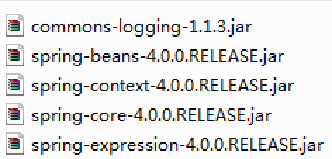 spring核心jar包