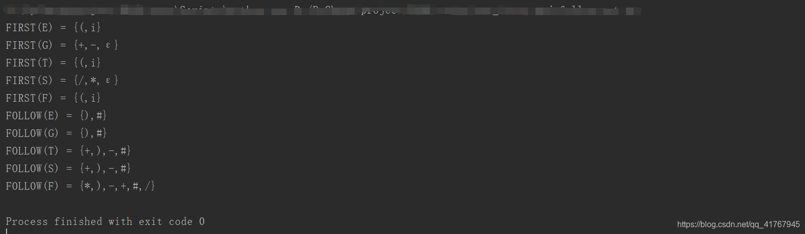 Python求first 和follow 集_first集和follow集python-CSDN博客