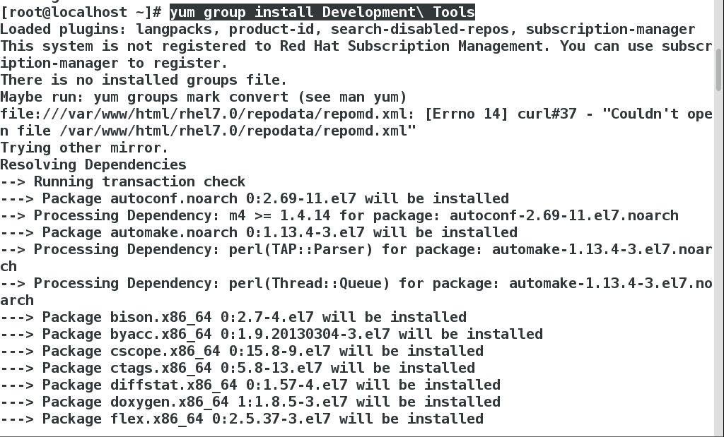 linux 系统中本地yum源的搭建与使用yum源进行软件的下载_yum list all 之后怎么下载CSDN博客