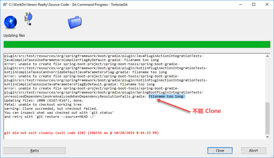 Git Clone 的时候遇到Filename Too Long 错误_Honeymoose的博客-Csdn博客