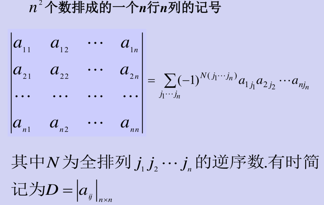 线性代数 | (3) 行列式