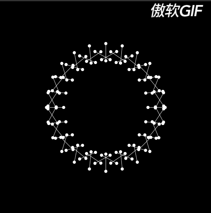 p5.js结合三角函数实现简单动态图形_weixin_43841085的博客-csdn博客