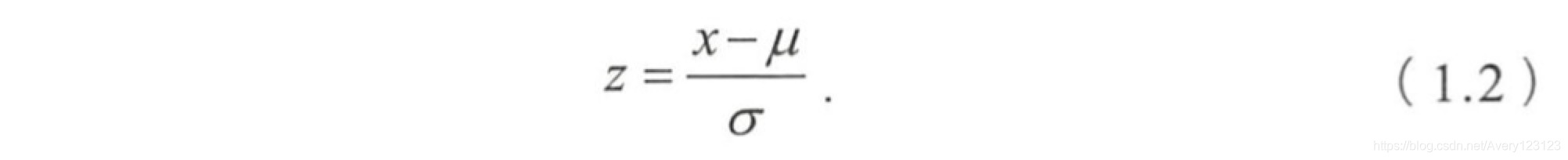 Z-Score Normalization