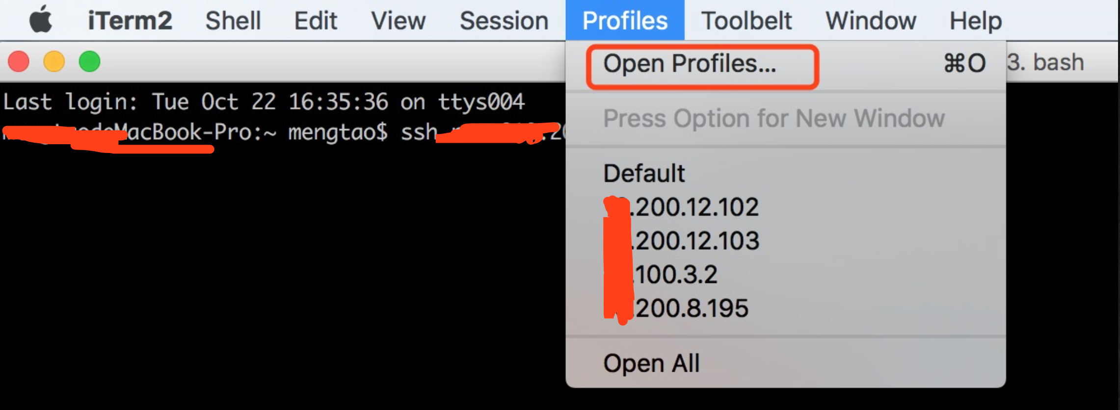 Mac Iterm2各种用法和配置 Mengtao0609的专栏 Csdn博客 Iterm2 配置