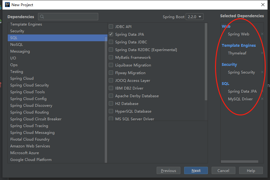 使用IntelliJ IDEA+spring boot+springDataJPA+springSecurity+thymeleaf