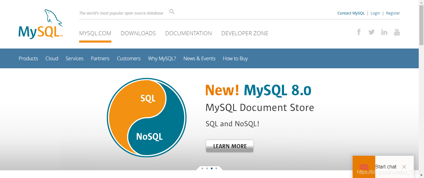 MySQL官网