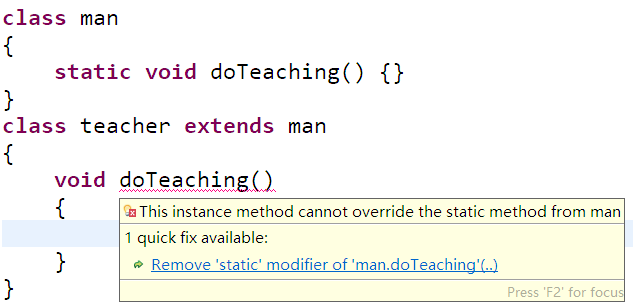 Method rewriting in java inheritance - Programmer Sought