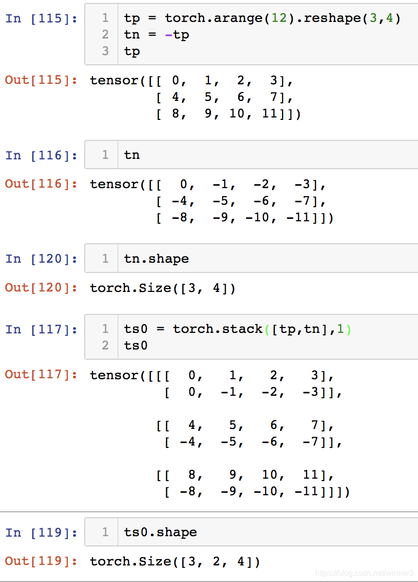 Pytorch torch.cat与torch.stack的区别_pytorch .stack与cat区别-CSDN博客