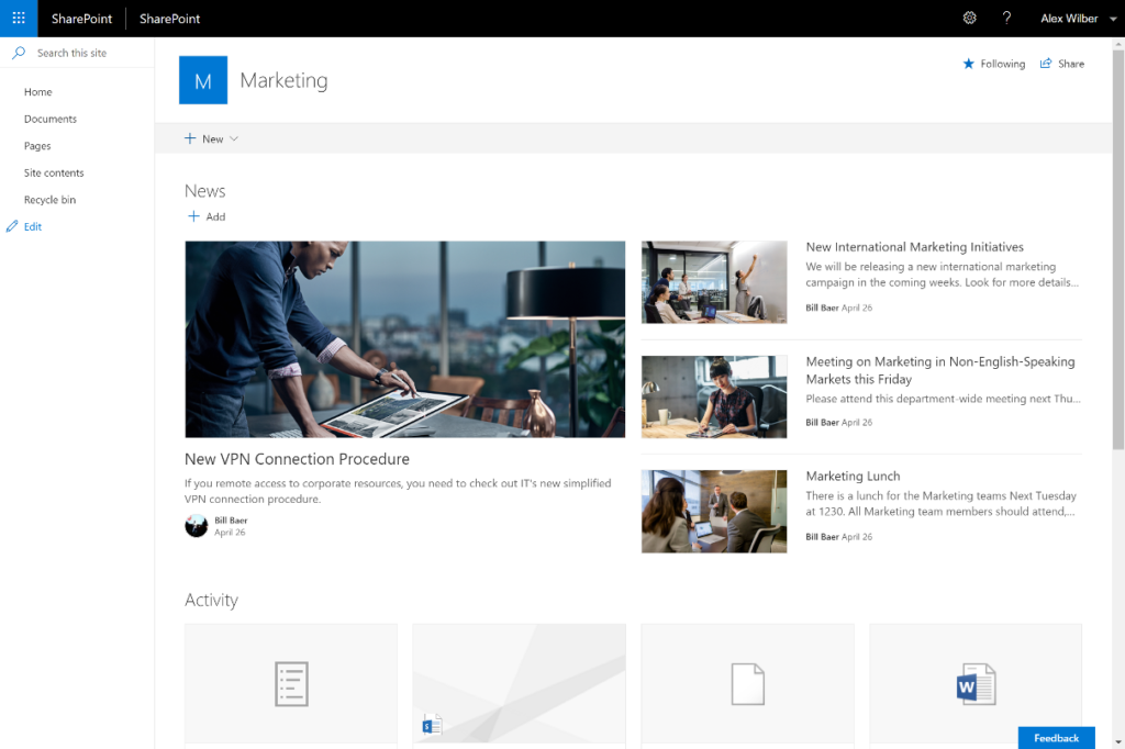 SharePoint Server 2019 完全手册--2,Share and work together_sharepoint2019使用 ...