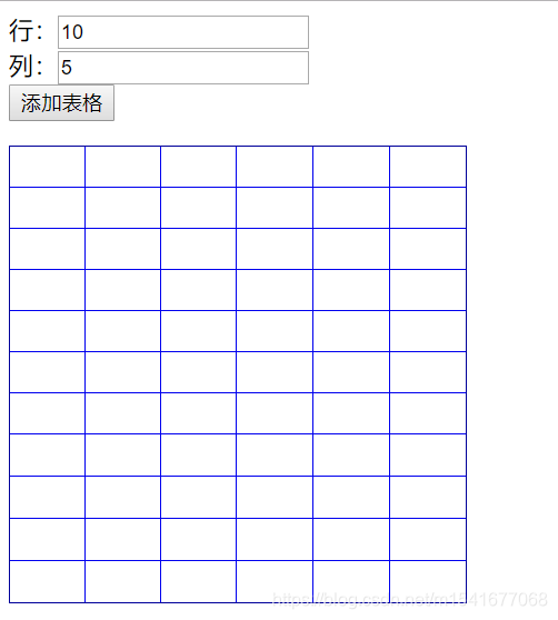 输入行数、列数一键创建表格_web定义一个可以生成n行k列表格的函数,行数和列数由用户从键盘输入。 例如:输入5,-CSDN博客