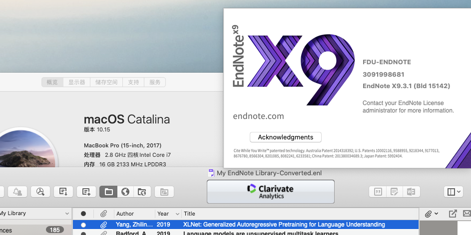 Endnote Catalina Endnote Catalina