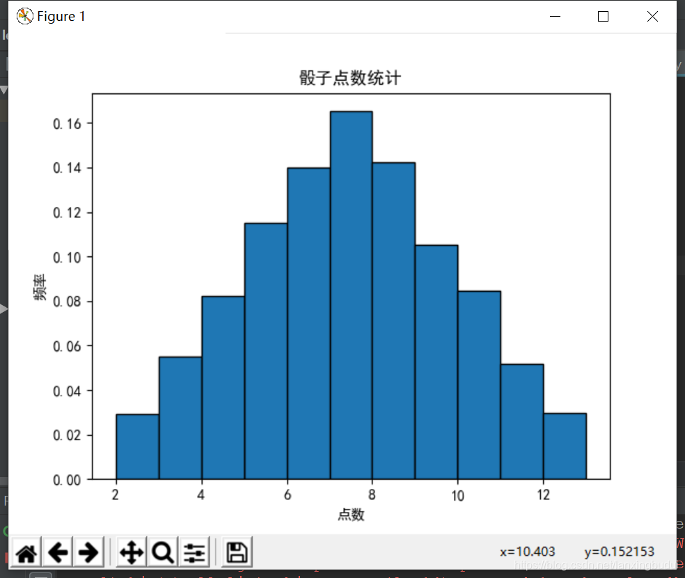 Python的学习笔记案例7--模拟掷骰子4.0