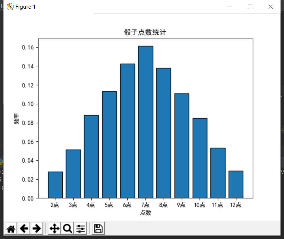 Python的学习笔记案例7--模拟掷骰子5.0