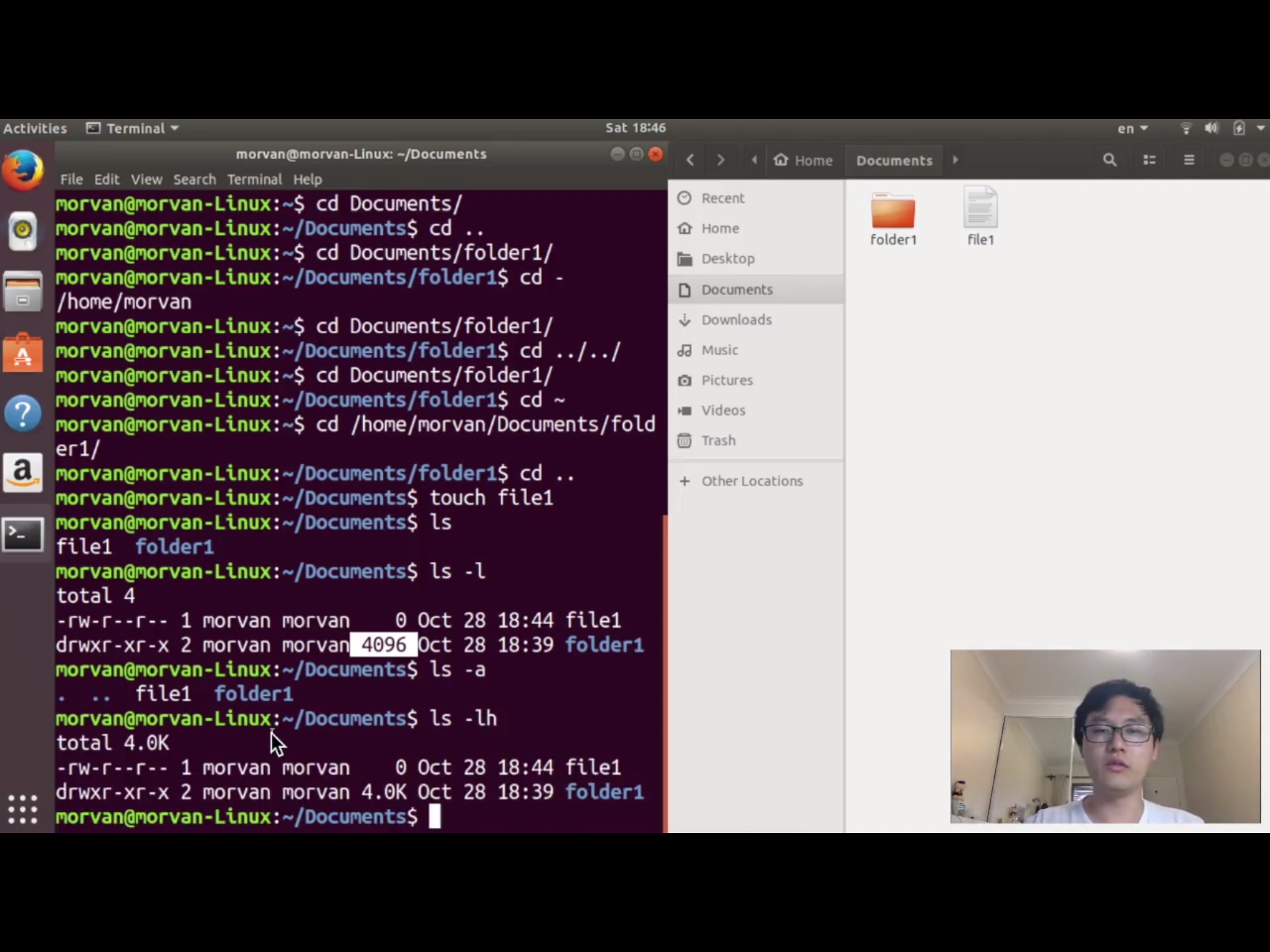 Linux 基本指令 ls 和 cd