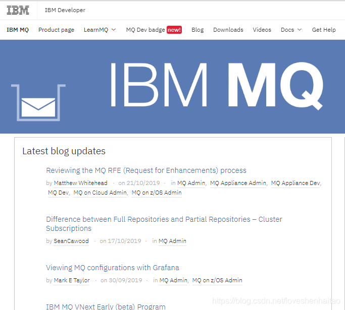 IBM MQ入门指南_ibm mq教程-CSDN博客