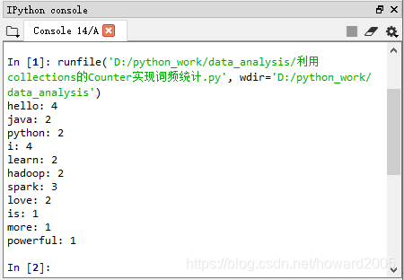 Python案例:两种方法实现词频统计_howard2005的专栏-CSDN博客_词频统计ptapython