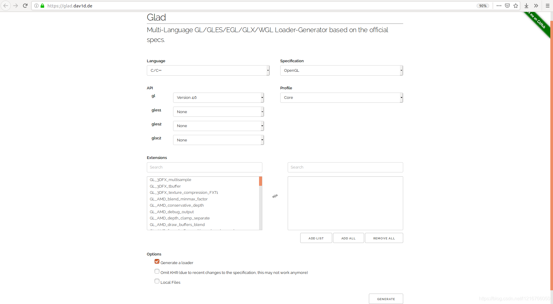 Glad Library Include Ubuntu下搭建OpenGL开发环境(GLFW_3.3.1 + GLM_0.9.9 + GLAD)_glxinfo | grep -i ...