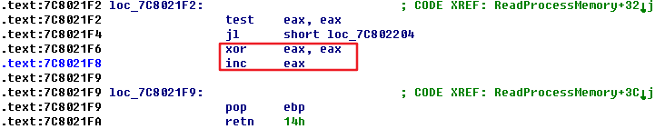 eax=1