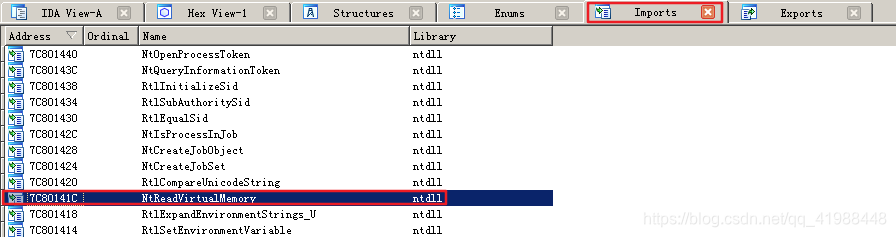 NtReadVirtualMemory