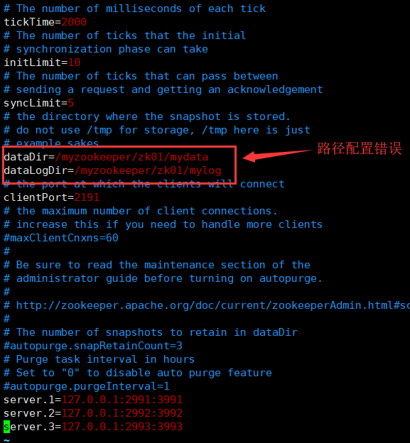 解决Zookeeper集群启动报错Caused by java.lang.IllegalArgumentExceptionmyid