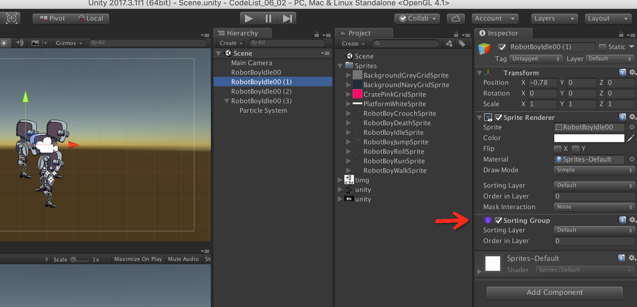 Unity3D之SpriteRenderer自动排序_unity spriterender 同一节点下排序-CSDN博客