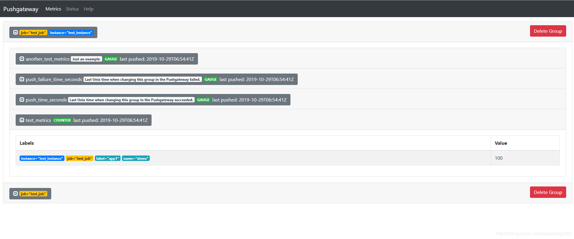 prometheus-pushgateway