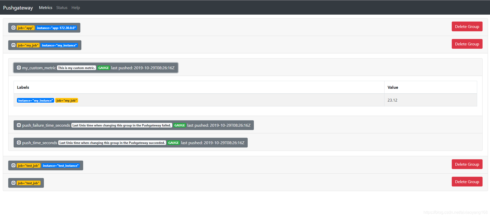 prometheus-pushgateway