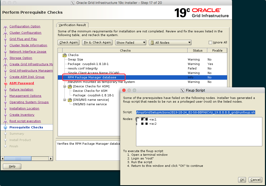 19c-rac-prvg-11250-the-check-rpm-package-manager-database-was-not