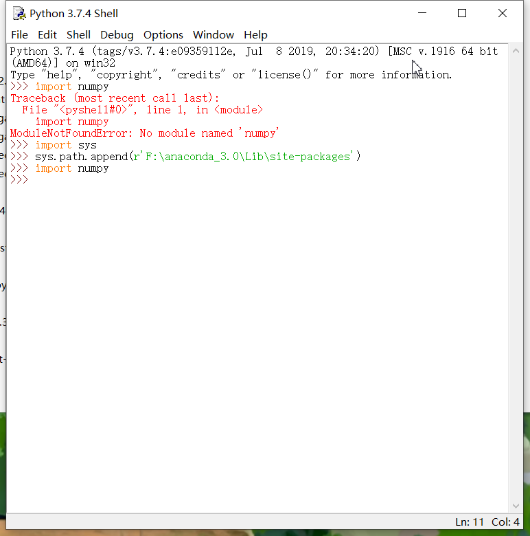 在Python IDLE 下调用anaconda中的库_python调用anaconda库-CSDN博客