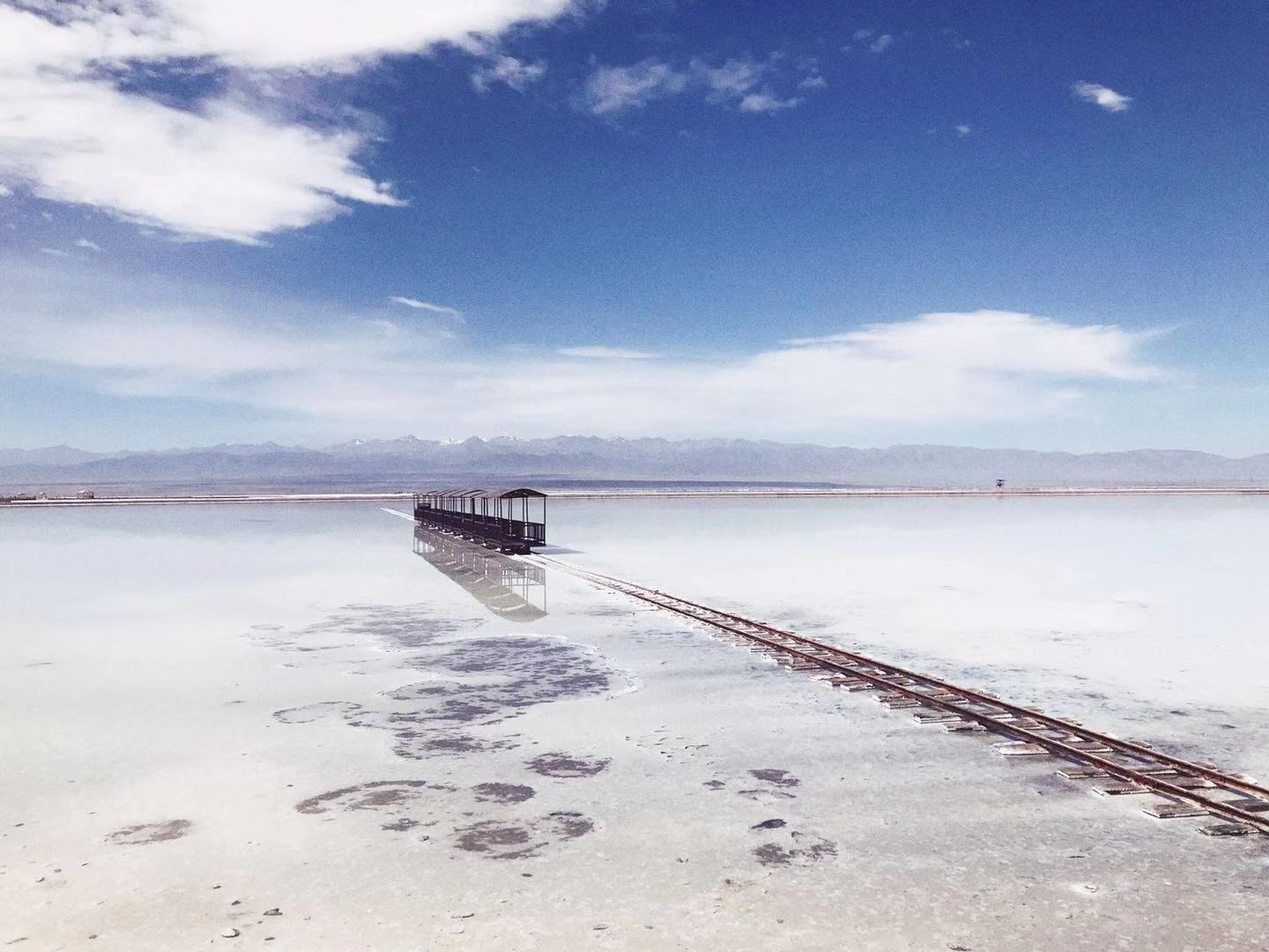 美丽的茶卡盐湖