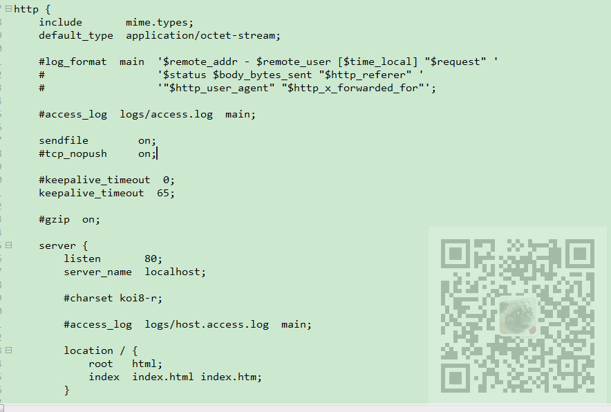 Nginx的配置文件位置以及组成部分结构讲解
