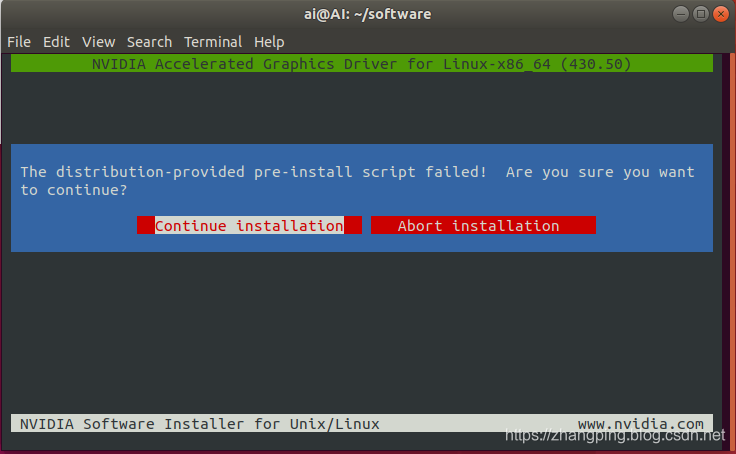 please use `pip install ubuntu16.04-和ubuntu 18.04 安装NVIDIA驱动 GPU_an nvidia gpu may be present ...